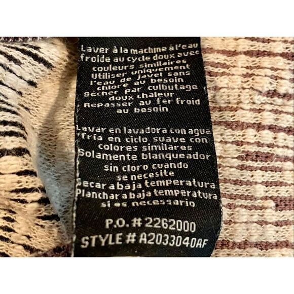 Hang Ten Women’s Hoodie Purple White Size S Beachy - Picture 8 of 8